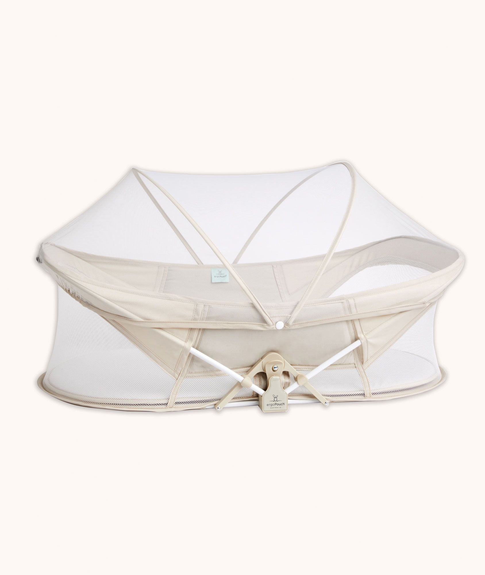 Easy Sleep Portable Crib Ecru: Foldable, Compact Crib for Infants