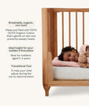 Toddler pillow features