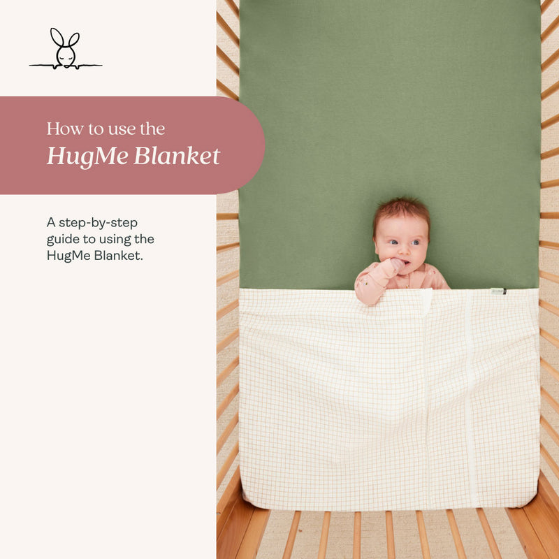 a step by step guide on how to use the ergoPouch HugMe Blanket