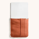 ergoPouch HugMe Blanket 0.2 & 1.0 TOG in Rust with closed zip