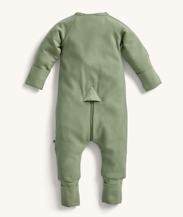 Back view of ergoPouch Long Sleeve Layer 1.0 TOG Moss