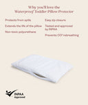ergoPouch Organic Toddler Pillow Protector White