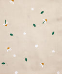 Close up of ergoPouch Daisy Sprinkle fabric print