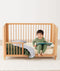 Organic Toddler Pillowcase Caramel Grid