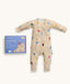 Packaging of the ergoPouch Long Sleeve Layer 1.0 TOG Birthday Blobs