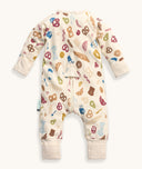 ergoPouch Long Sleeve Layer 1.0 TOG in Bon Appetit, back product view