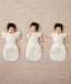 ergoPouch baby swaddle paired with organic butterfly cardi, perfect for newborn babies regardless of their sleep style.