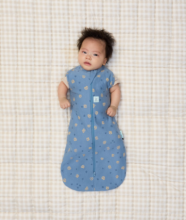 ergoPouch baby cocoon swaddle, made from natural, non-irritating materials gentle on skin.