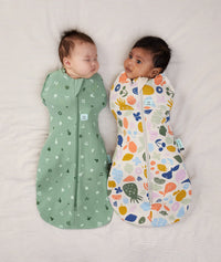 ergoPouch Cocoon Swaddle Bag 2.5 TOG Fruit Salad, a warm swaddle