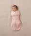 Sleeveless ergoPouch Cocoon Swaddle Bag 0.2 TOG Daisies for summer