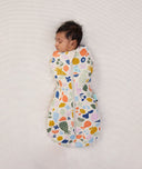 ergoPouch Cocoon Swaddle Bag 2.5 TOG Fruit Salad, a warm swaddle