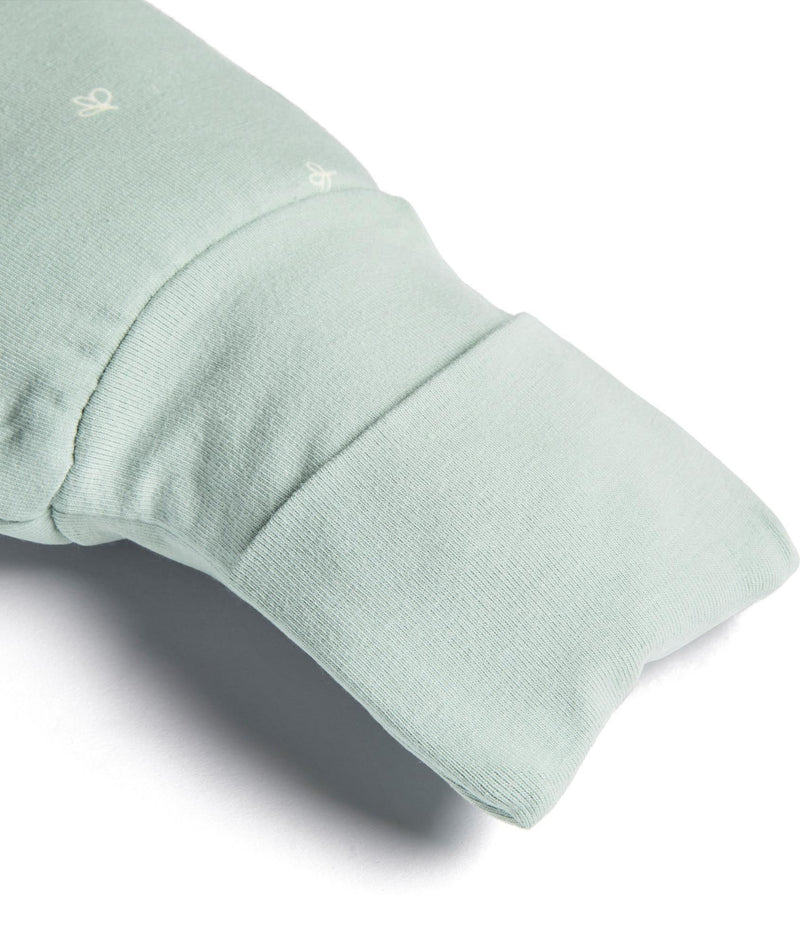 Close up of foot cuff on the ergoPouch Long Sleeve Layer