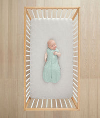 ergoPouch Organic Fitted Sheet Grey Marle