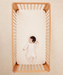 ergoPouch Organic Fitted Sheet Caramel Grid