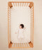 ergoPouch Organic Fitted Sheet Caramel Grid