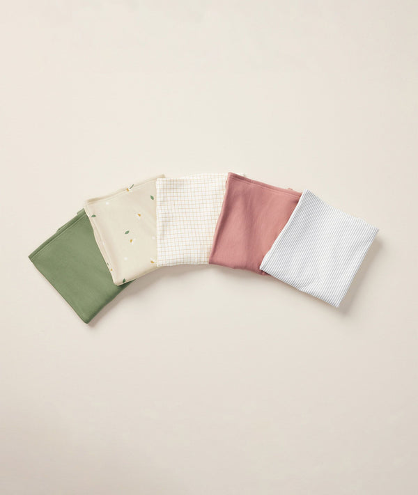 ergoPouch Organic Fitted Sheet Caramel Grid