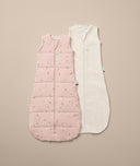ergoPouch baby sleeping bags in variety of colours and prints, made from organic, breathable materials.