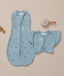 ergoPouch Butterfly Cardi Dragonflies next to a matching Pouch in Dragonflies
