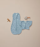 Sleeveless ergoPouch Cocoon Swaddle Bag 0.2 TOG Dragonflies for summer