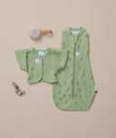 Sleeveless ergoPouch Cocoon Swaddle Bag 0.2 TOG Willow for summer