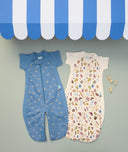 ergoPouch Sleep Suit bag 1.0 TOG in Bon Appetit and Petit Pretzel
