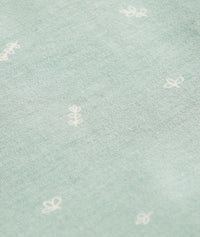 Close up of ergoPouch Sage fabric print