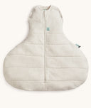 ergoPouch hip harness swaddle bag, designed for babies with hip dysplasia, made from organic, breathable materials.