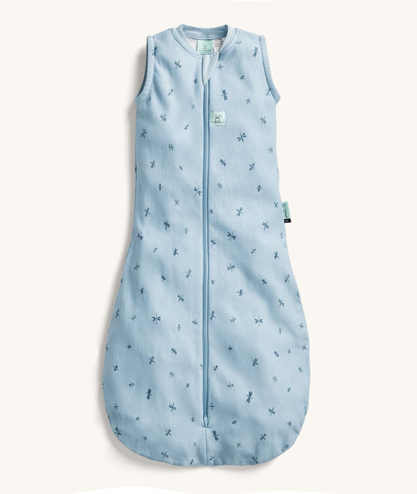 Sleeveless ergoPouch Jersey Sleeping Bag 0.2 TOG Dragonflies for summer