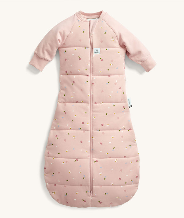 ergoPouch Jersey Sleeping Bag 2.5 TOG Sleeved Daisies, a warm sleeping bag
