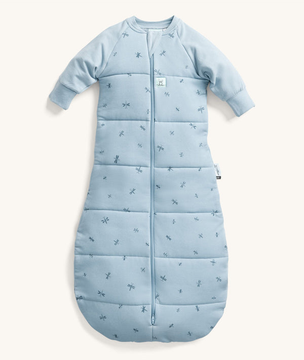 ergoPouch Jersey Sleeping Bag 2.5 TOG Sleeved Dragonflies, a warm sleeping bag