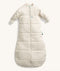 ergoPouch Jersey Sleeping Bag 2.5 TOG Sleeved Oatmeal Marle, a warm sleeping bag