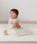 ergoPouch Jersey Sleeping Bag 1.0 TOG Sleeved Oatmeal Marle