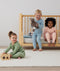 Toddler wearing 2-piece ergoPouch Long Sleeve Pyjamas 1.0 TOG Willow