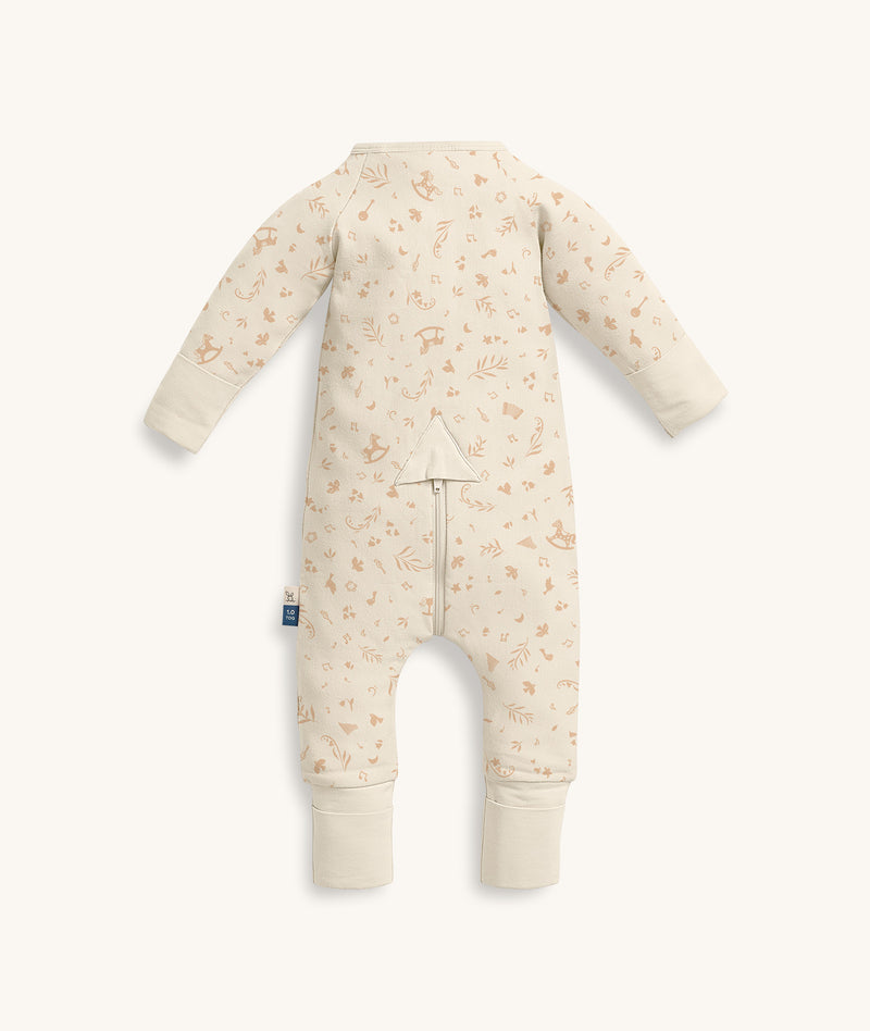 Back view of the ergoPouch Long Sleeve Layer 1.0 TOG Lullaby