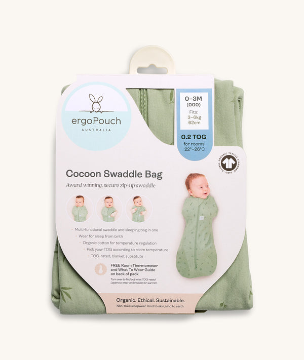 Cocoon Swaddle Bag 0.2 TOG Sage