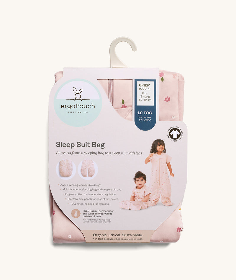 ergoPouch Sleep Suit Bag 1.0 TOG  packaging