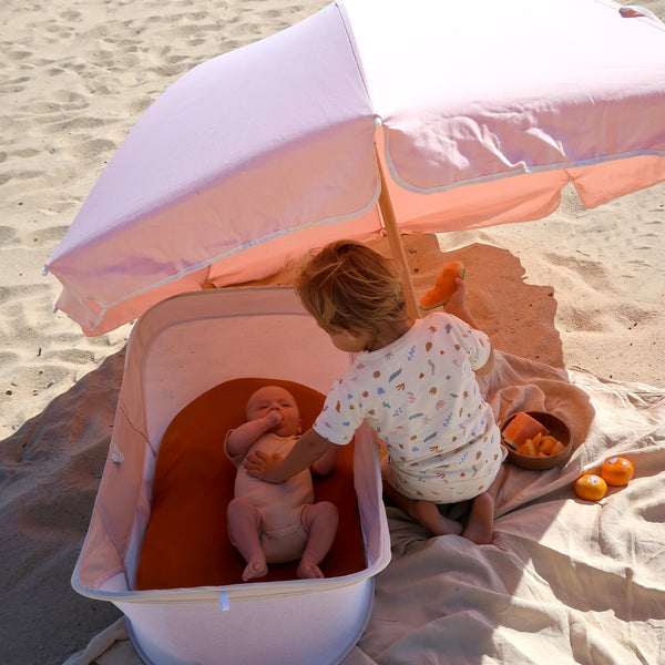 Easy Sleep Portable Crib Ecru