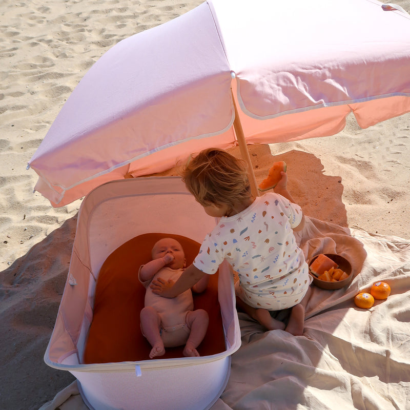 Easy Sleep Portable Crib Ecru