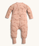 Back view of the ergoPouch Sleep Onesie in Elephant Parade colorway, featuring hand and foot fold-over cuffs.
