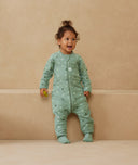 Toddler wearing an ergoPouch Sleep Onesie 2.5 TOG Sweet Orchard