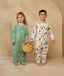 Preschooler wearing an ergoPouch Sleep Onesie 2.5 TOG Fruit Salad