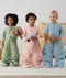 Toddler wearing an ergoPouch Sleep Suit Bag 2.5 TOG Dragonflies
