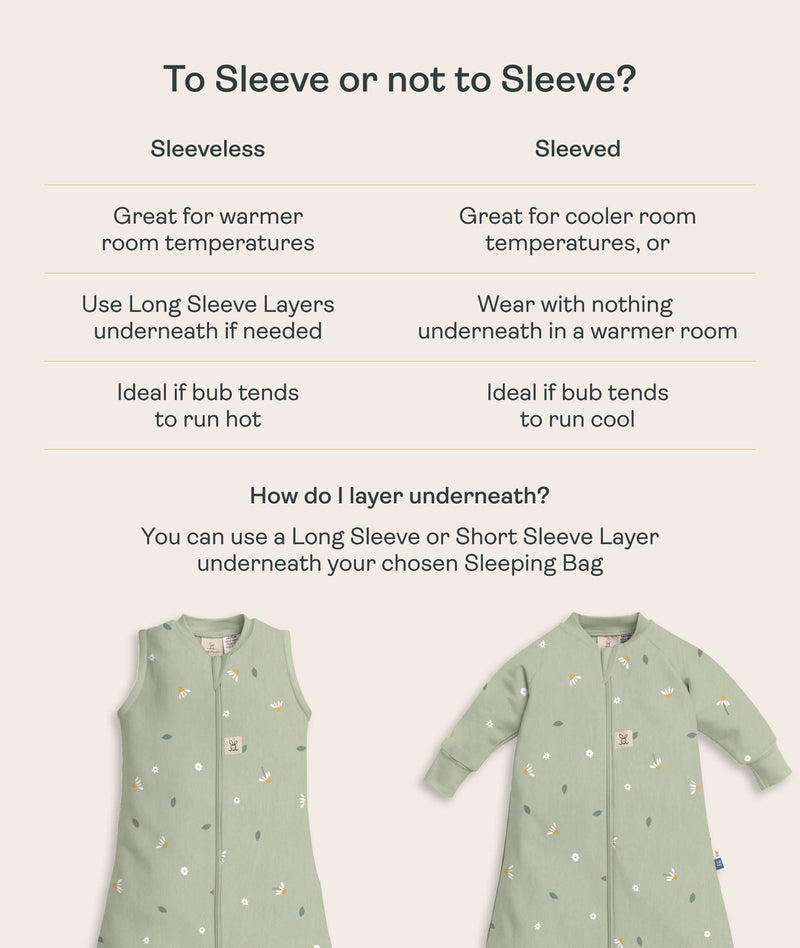 Comparison between sleeveless and sleeved sleeping bag