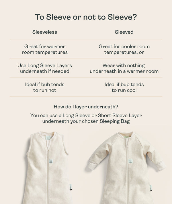 Comparison between Sleeveless and Sleeved Sleeping Bag Oatmeal Marle
