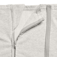 ergoPouch HugMe Blanket 0.2 & 1.0 TOG in Grey Marle zip detail
