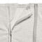 ergoPouch HugMe Blanket 0.2 & 1.0 TOG in Grey Marle zip detail