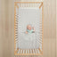 Baby lying in cot under ergoPouch HugMe Blanket 0.2 & 1.0 TOG in Grey Marle 