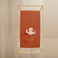 Baby sleeping under ergoPouch HugMe Blanket 0.2 & 1.0 TOG in Rust 