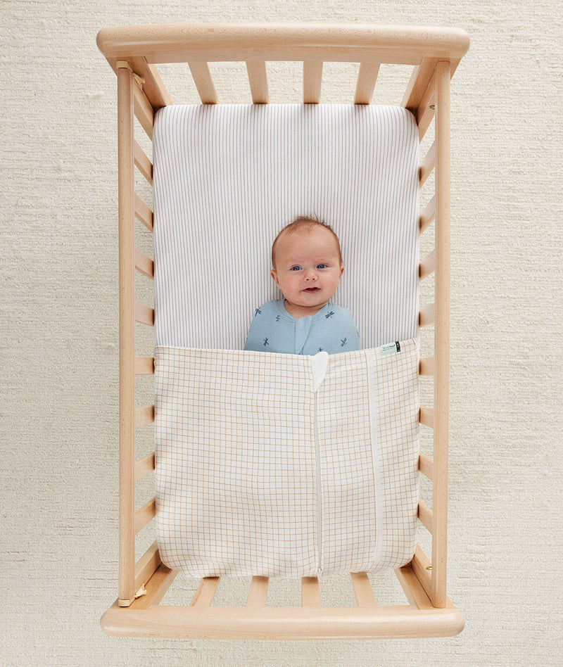 HugMe Blanket 1.0 & 2.5 TOG Caramel Grid