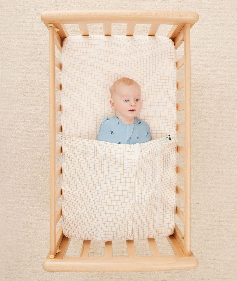 HugMe Blanket 0.2 & 1.0 TOG Caramel Grid